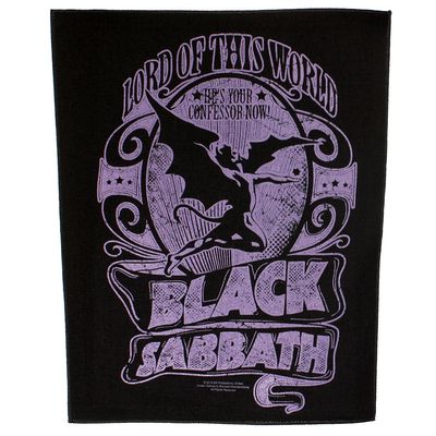 Black Sabbath Lord Of This World Back Patch
