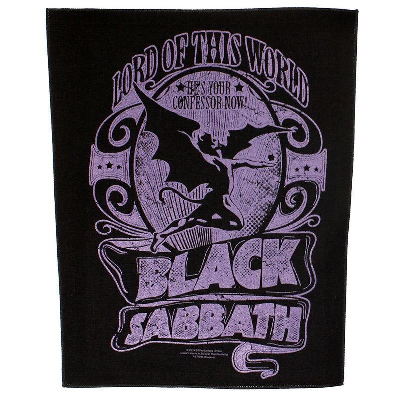 Black Sabbath Lord Of This World Back Patch