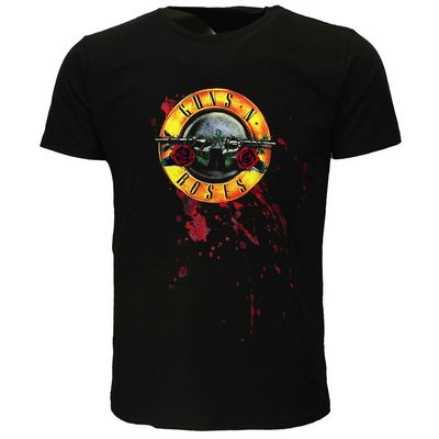 Guns N' Roses Classic Logo With Blood T-Shirt