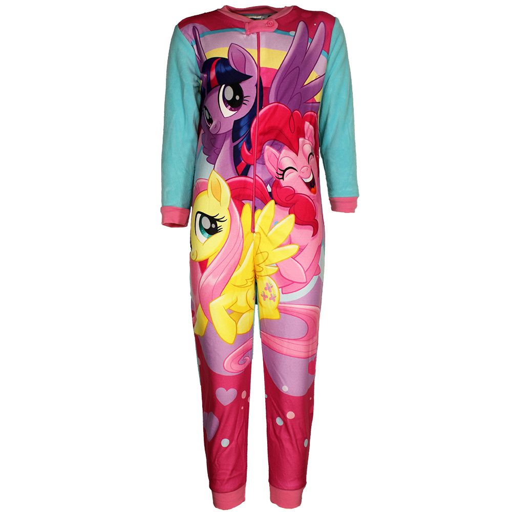 My Little Pony Kids Fleece Onesie Pajamas Blue