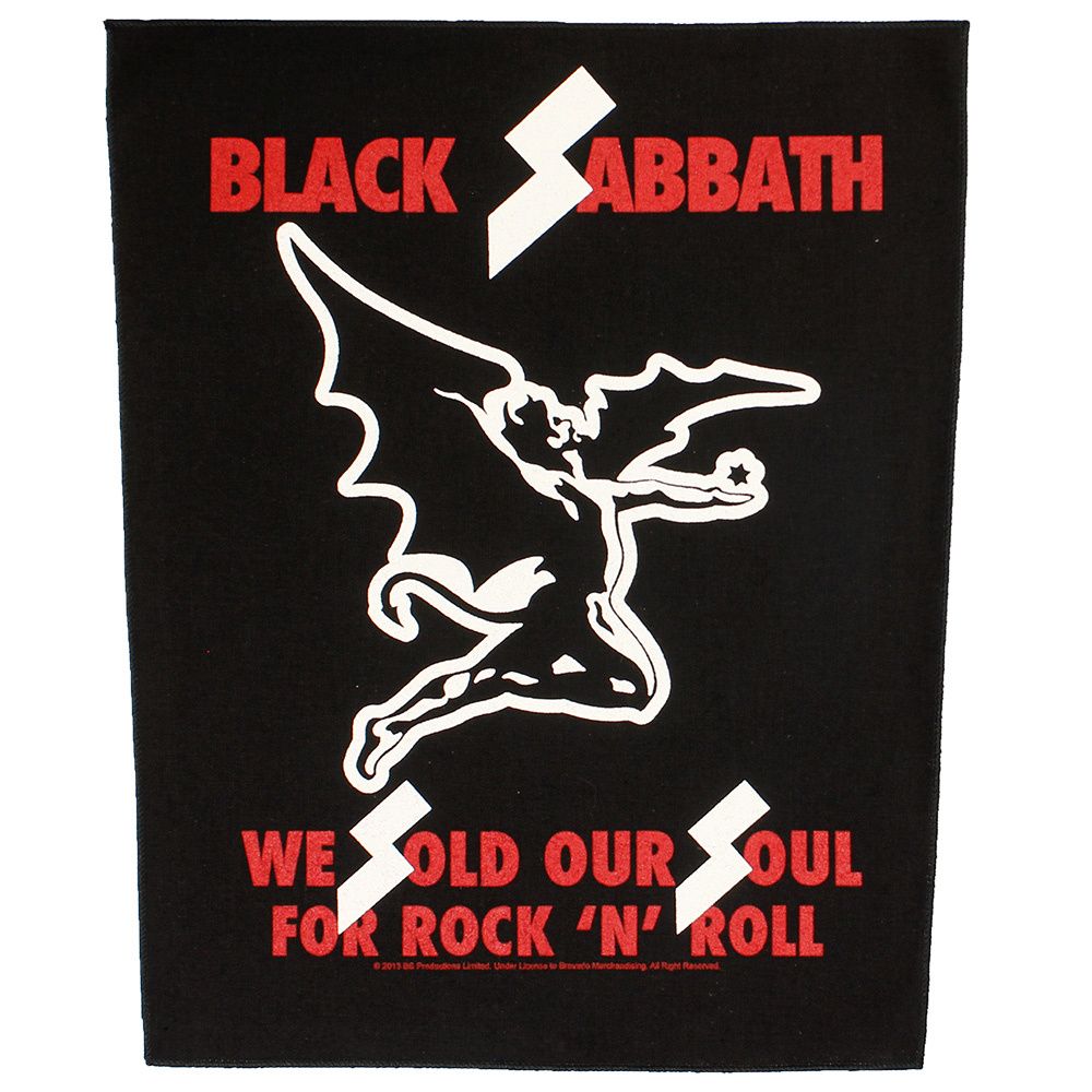 Black Sabbath We Sold Our Souls Back Patch