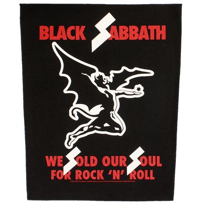 Black Sabbath We Sold Our Souls Back Patch