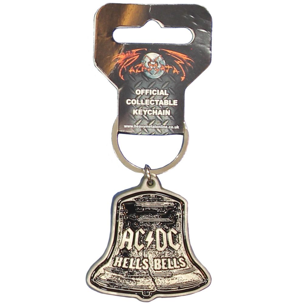 AC/DC Hells Bells Metal Keychain