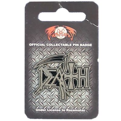 Death Logo Badge Pin