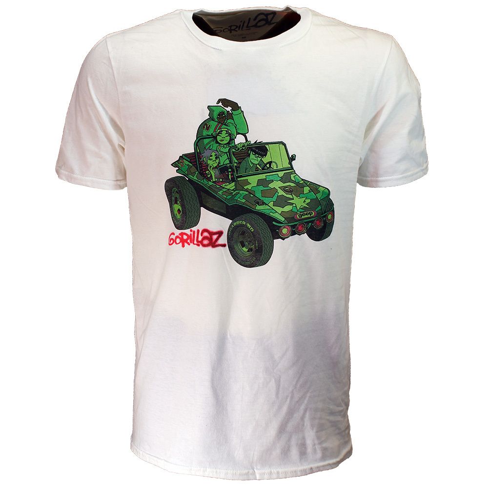 Gorillaz Green Jeep T-Shirt