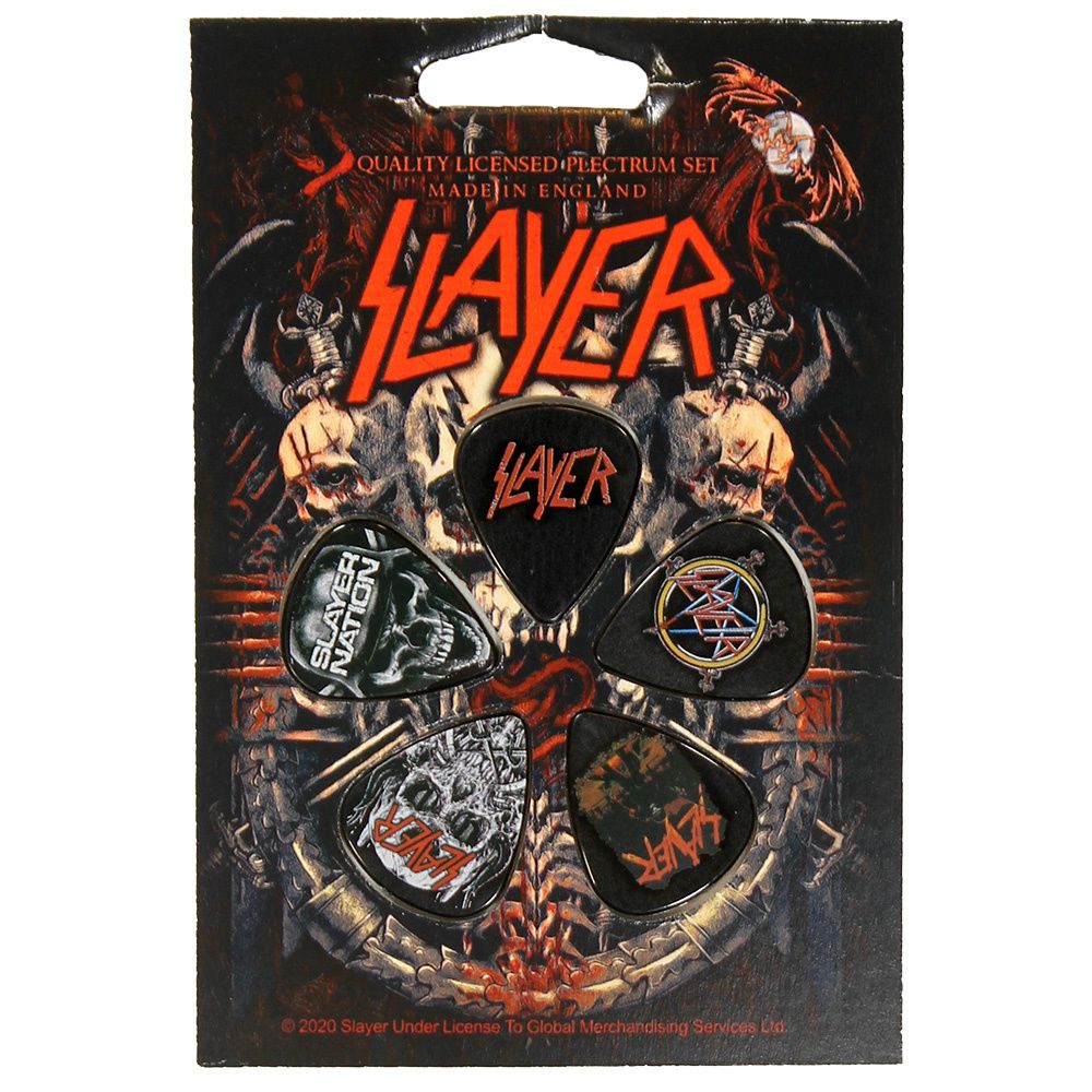 Slayer Guitar Pick Pack Demonic Style