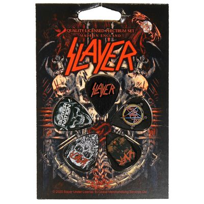 Slayer Guitar Pick Pack Demonic Style