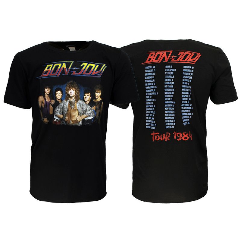 Bon Jovi Official 1984 Tour T-Shirt