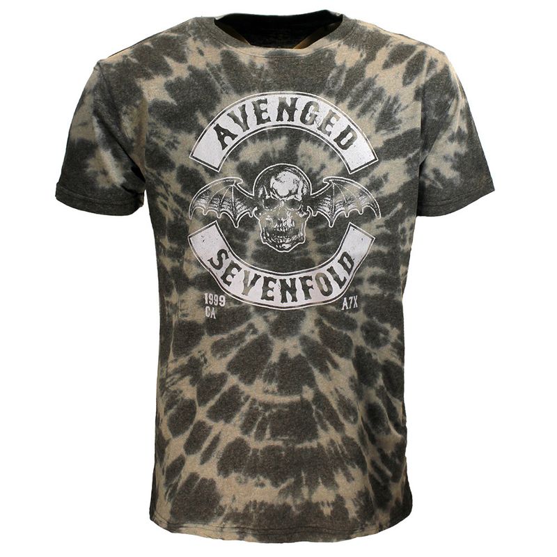 Avenged Sevenfold a7x Deathbat Crest Dip Dye T-Shirt