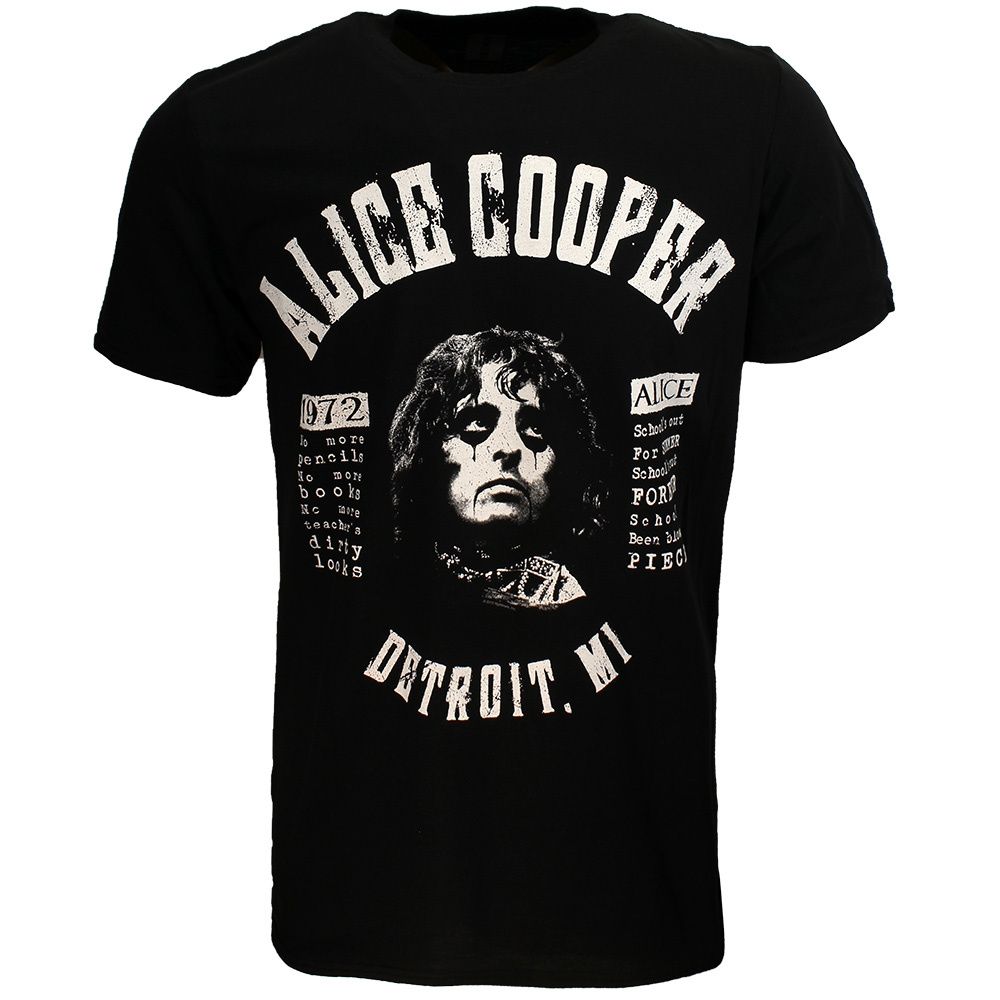 Alice Cooper School's Out Lyrics T-Shirt