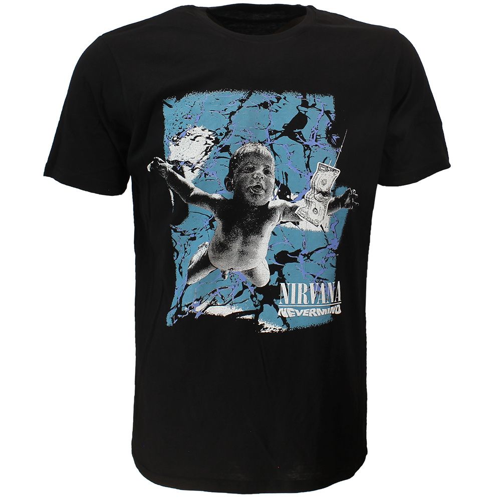 Nirvana Cracked Nevermind Cover T-Shirt