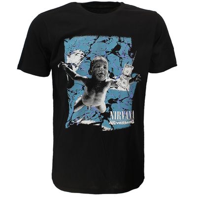 Nirvana Cracked Nevermind Cover T-Shirt