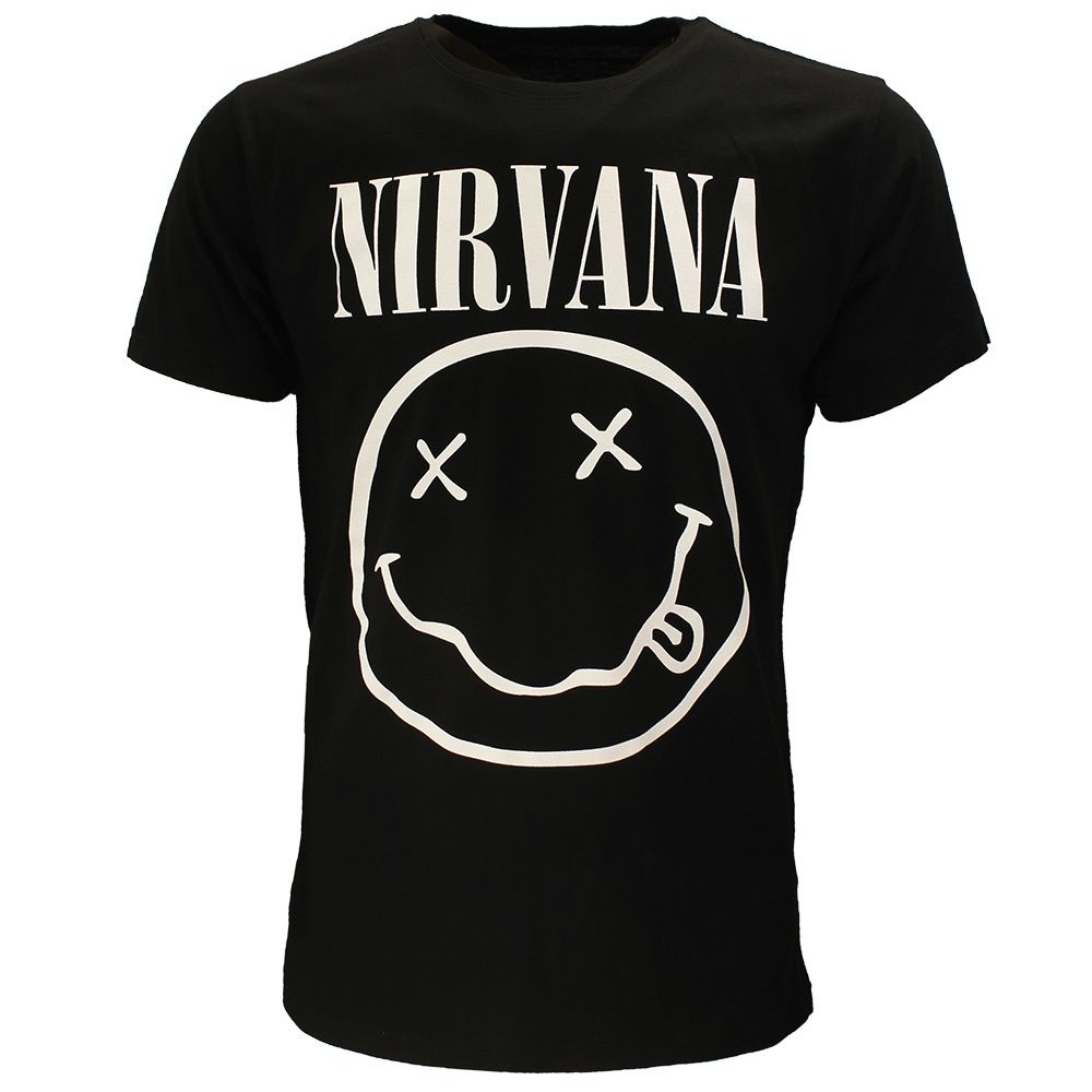 Nirvana White Smiley T-Shirt