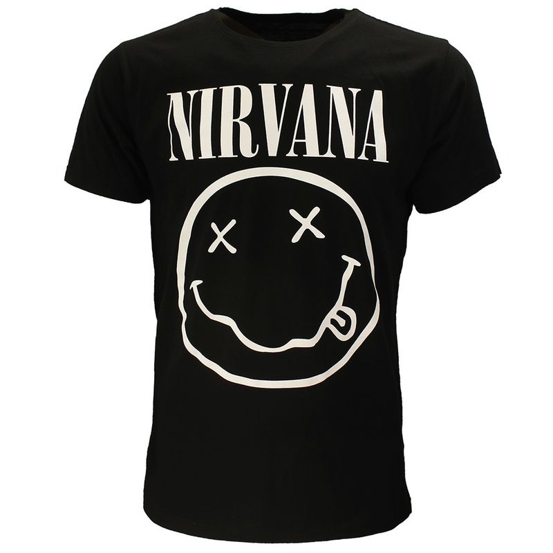 Nirvana White Smiley T-Shirt