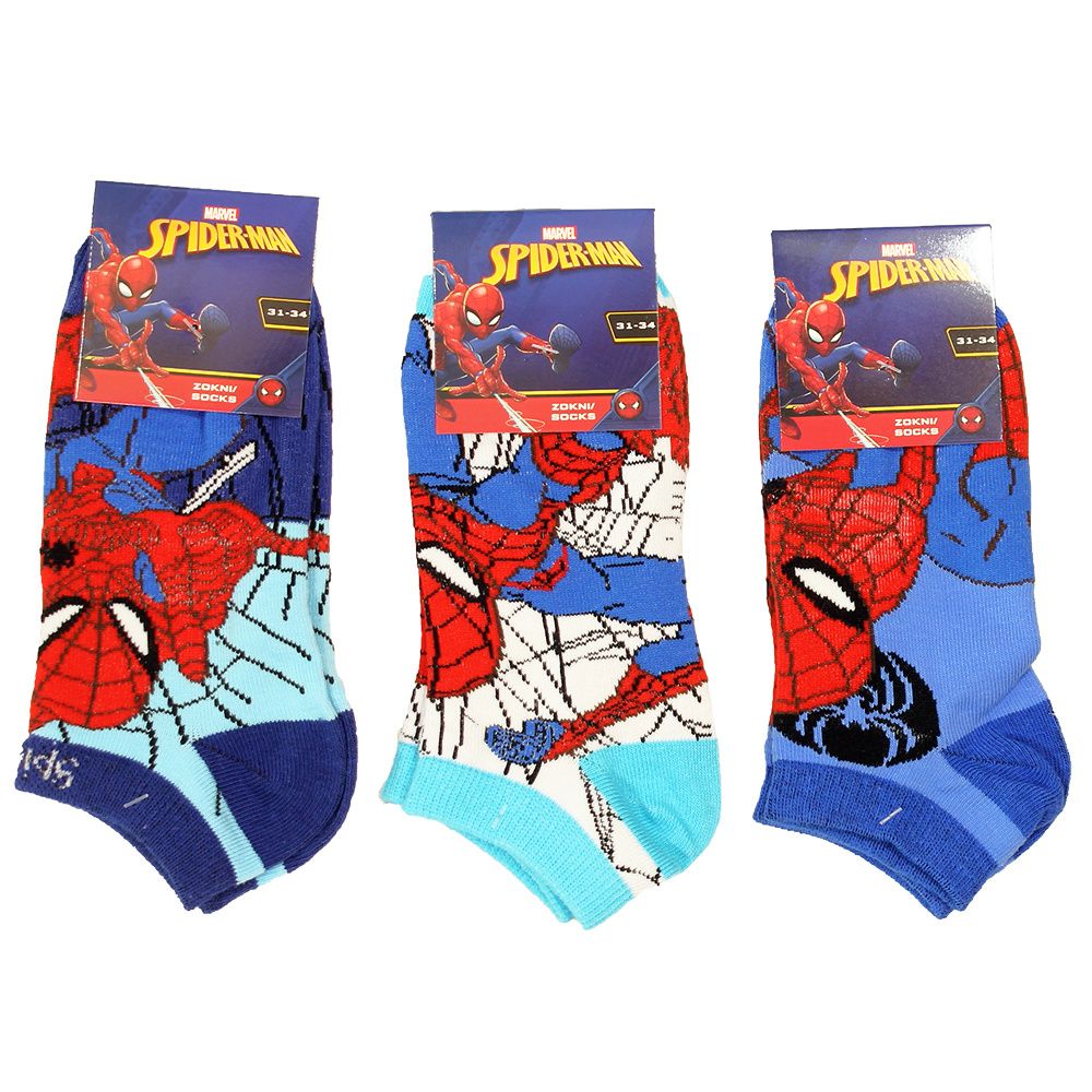Spider-Man Kids Socks 3 Pack