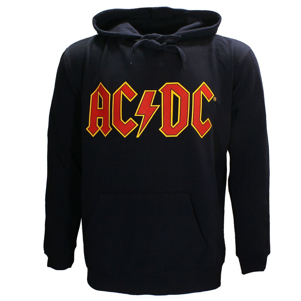AC/DC Massive Logo Navy Blue Hoodie Sweater Pullover