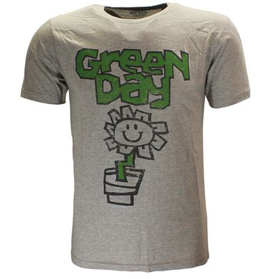 Green Day Flower Pot T-Shirt
