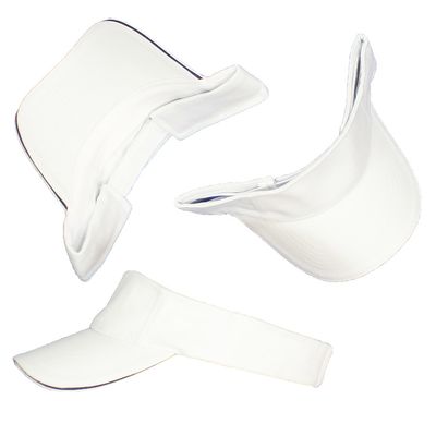 Sun visor White Basic Blanco - Package 3 pieces