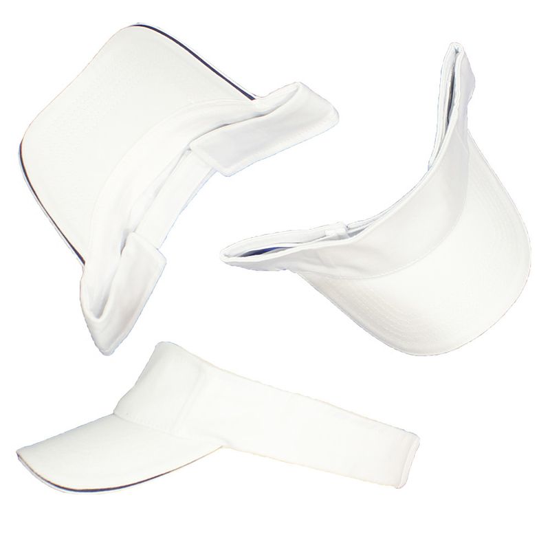 Sun visor White Basic Blanco - Package 3 pieces