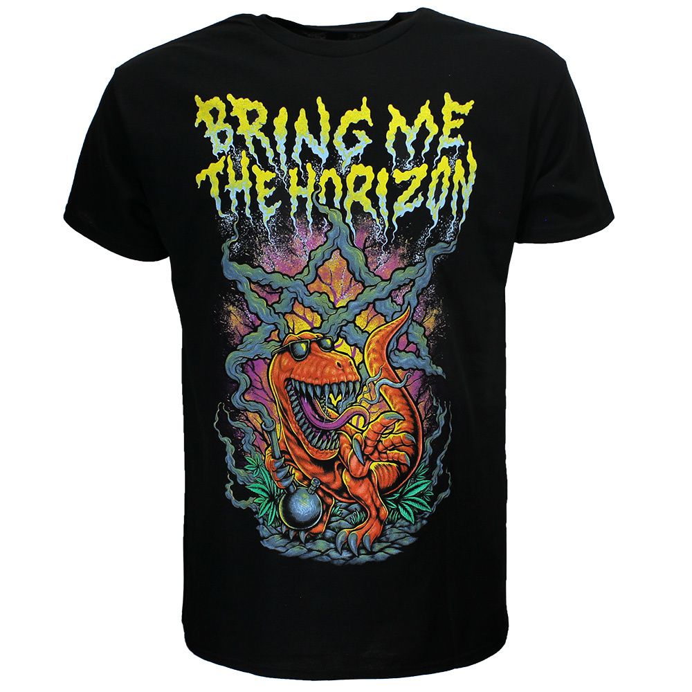 Bring Me The Horizon Smoking Dinosaur T-Shirt