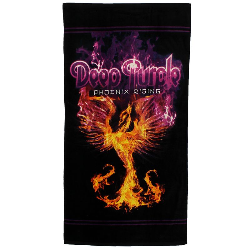 Deep Purple Phoenix Rising Bath Towel Beach Towel 70x140cm