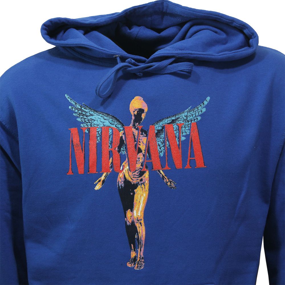 Aazon.co: Nirvana T Shirt In Utero Angelic Band Logo Official ens