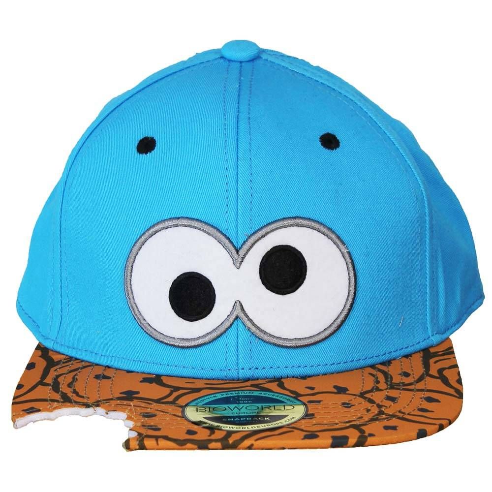 Sesame Street Cookie Monster Snapback Cap Hat