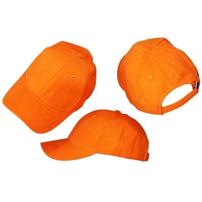 Basic Plain Cap Orange 3-Pack