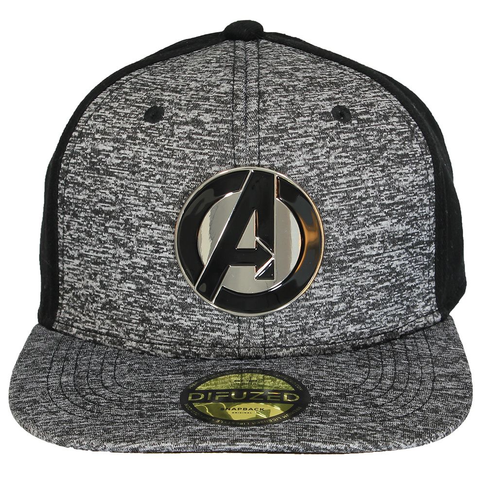 Marvel Comics The Avengers Metal Logo Snapback Cap