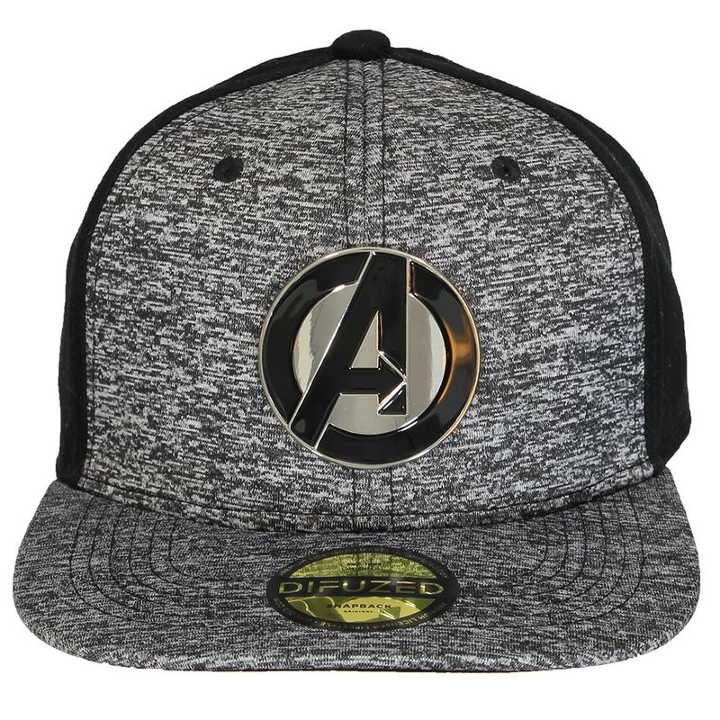 Marvel Comics The Avengers Metal Logo Snapback Cap