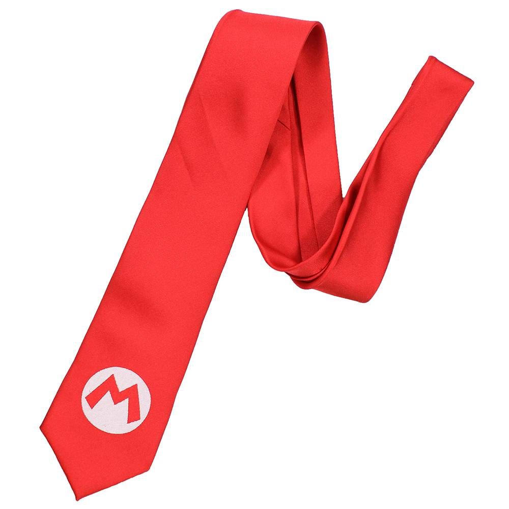 Super Mario Big M Badge Tie