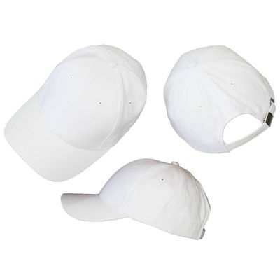 Basic Plain Cap White 3-Pack