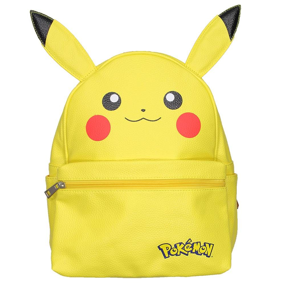 Pokémon Pikachu PU Leather Backpack with Ears