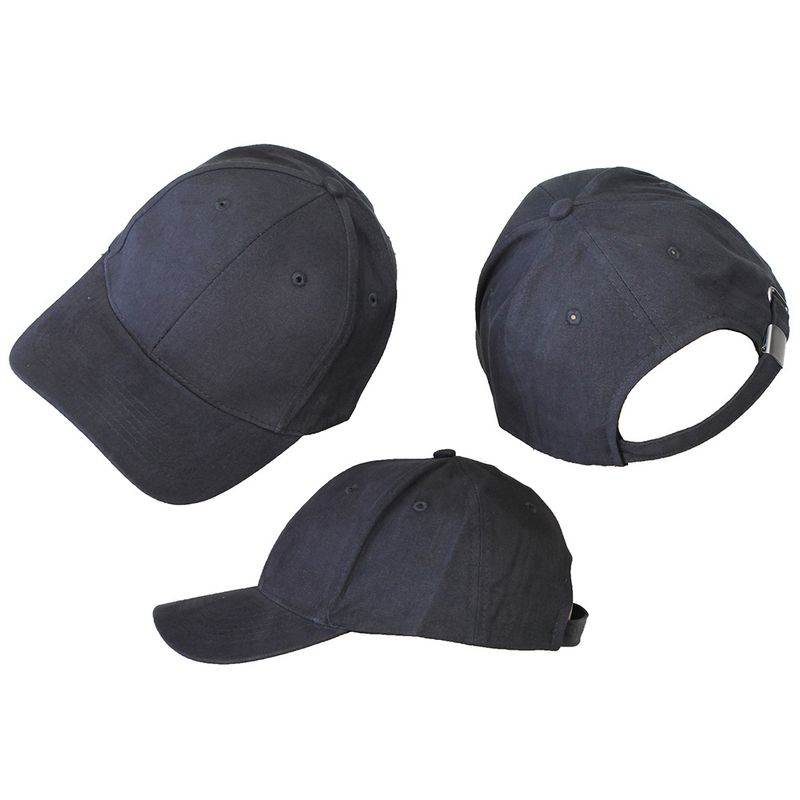 Basic Plain Cap Dark Grey 3-Pack