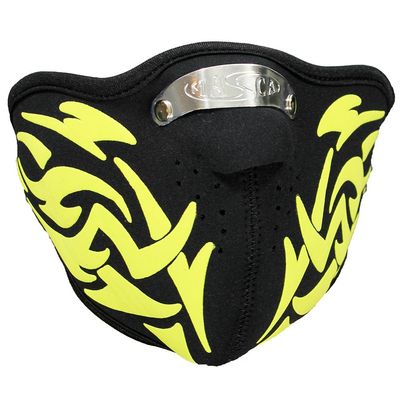 Facemask Skimask Yellow Tribal Print