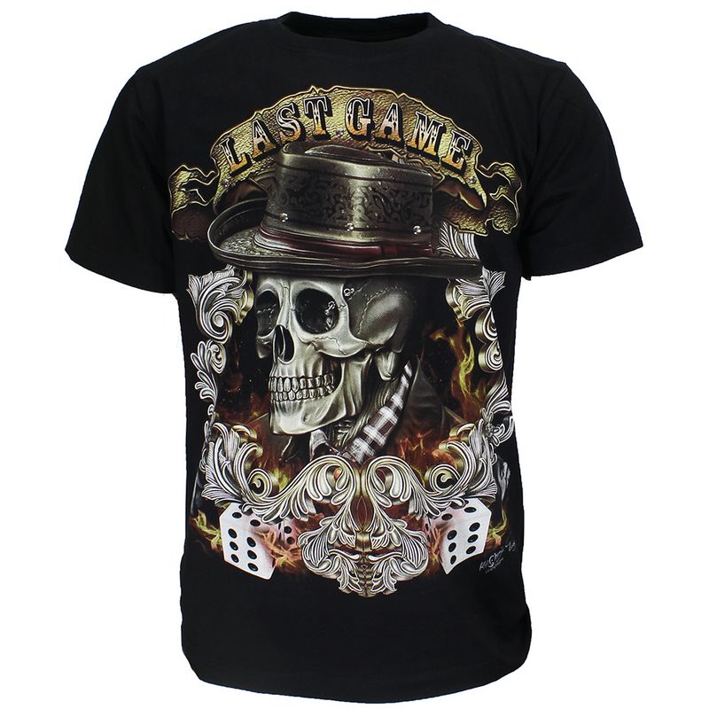 Last Game Skull 3D Glow in the Dark T-Shirt