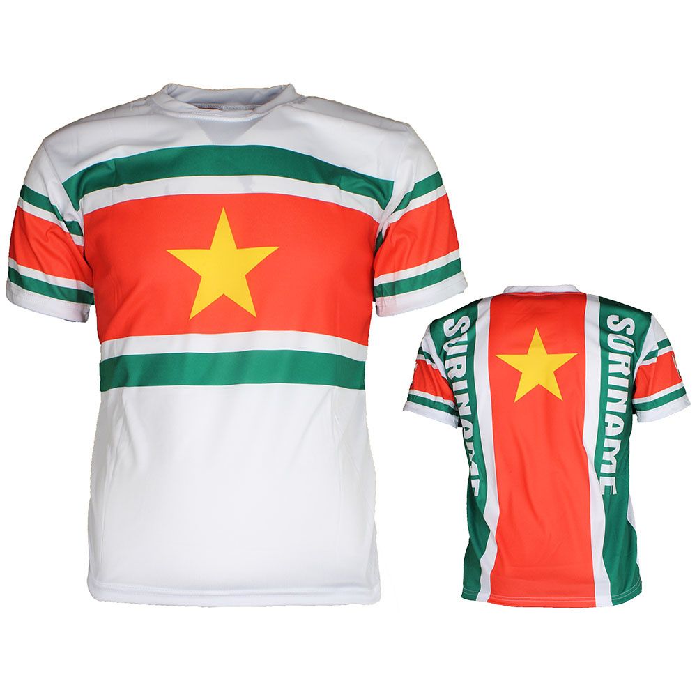 Suriname Flag Football Sports T-Shirt
