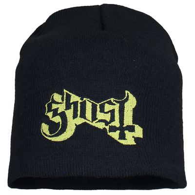 Ghost Band Beanie Hat Embroidered Logo