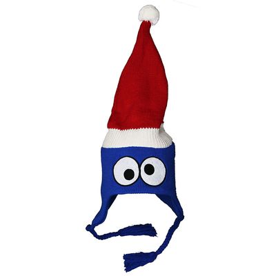 Sesame Street Cookie Monster Santa Hat Blue