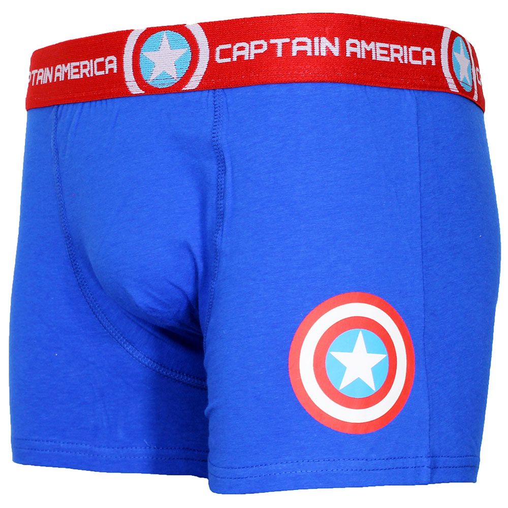 Marvel Comics Captain America Logo Boxer Shorts Underpants
