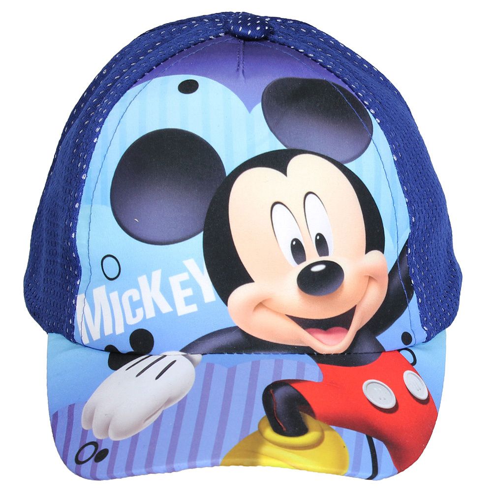 Disney Mickey Mouse Kids Pet Cap Dark Blue