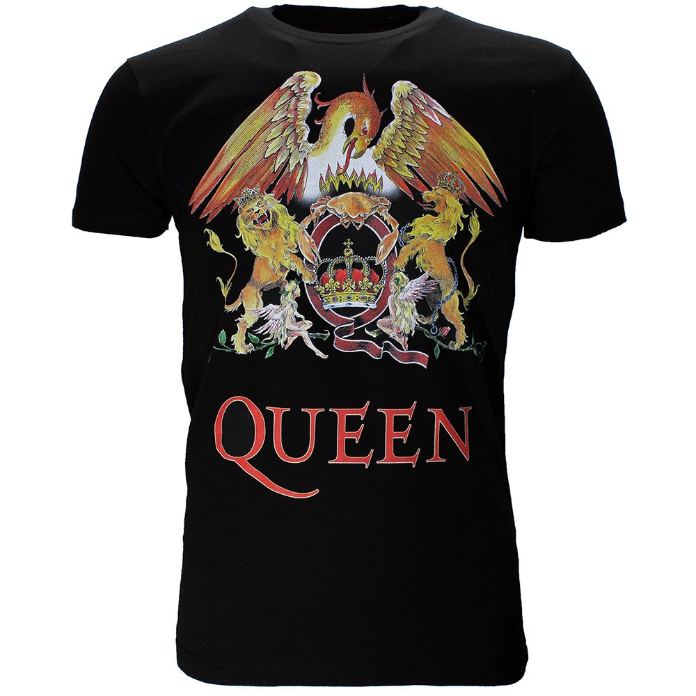 Queen Classic Crest Logo Band T-Shirt