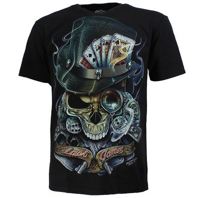 Biker Glow in the Dark Last Game T-Shirt