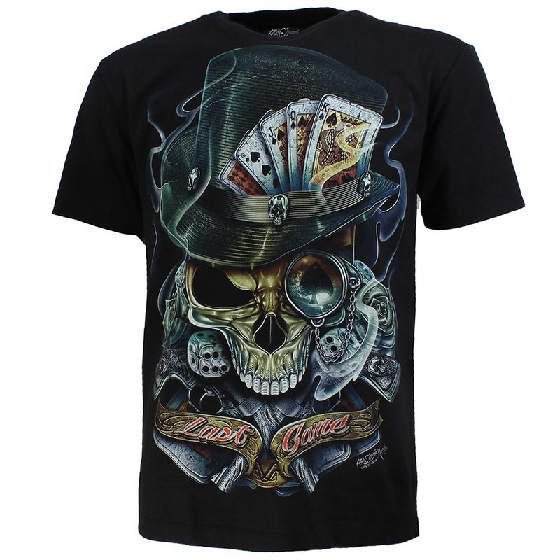 Biker Glow in the Dark Last Game T-Shirt