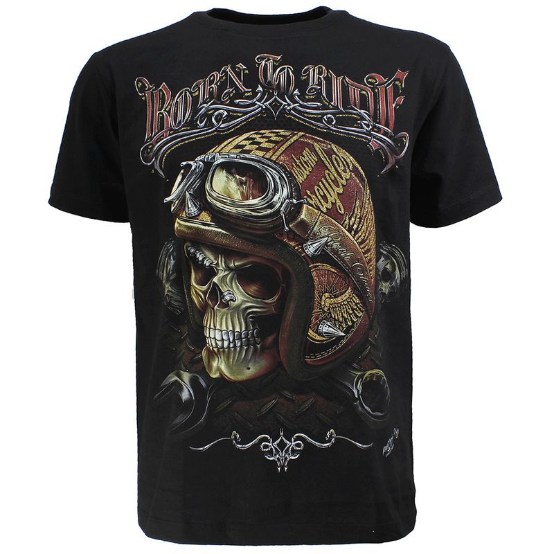 Biker Glow in the Dark T-Shirt Born To Ride