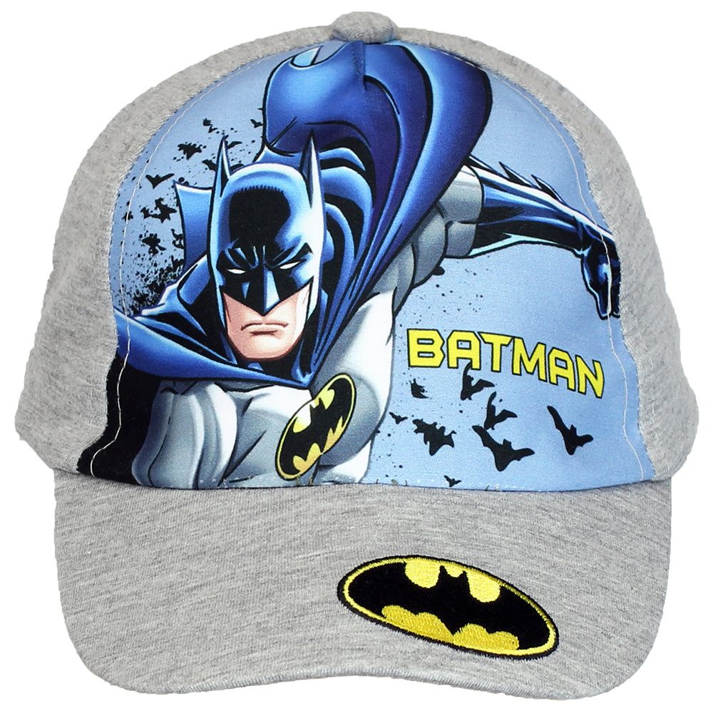 Batman Adjustable Kids Cap Gray