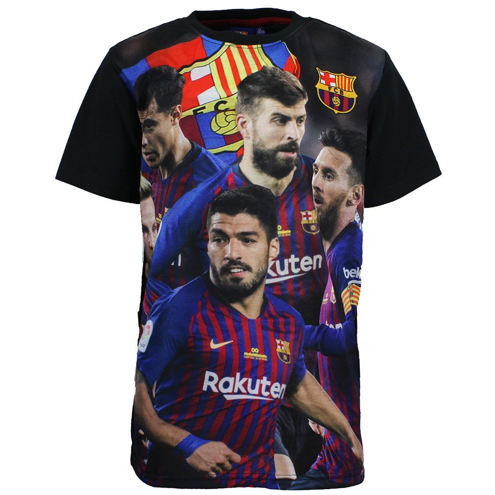 F.C. Barcelona Luis Suarez, Gerard Pique, Lionel Messi, Ivan Rakitic, Coutinho T-Shirt