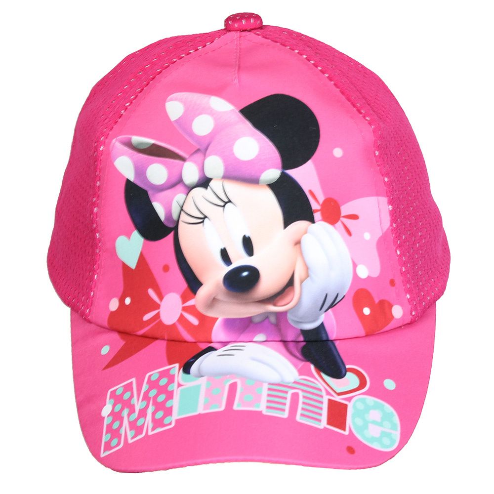 Disney Minnie Mouse Kids Cap Cap Dark Pink