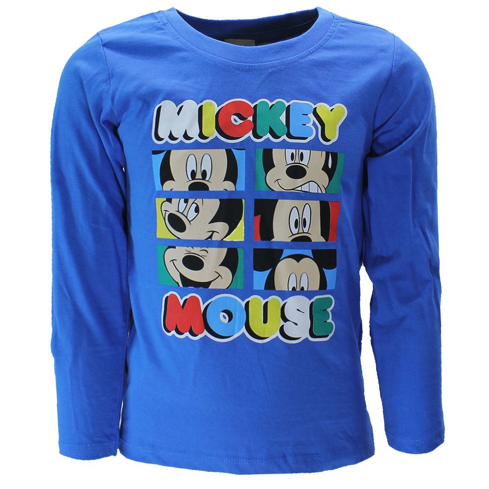 Disney Mickey Mouse Longsleeve Shirt Kids Blue