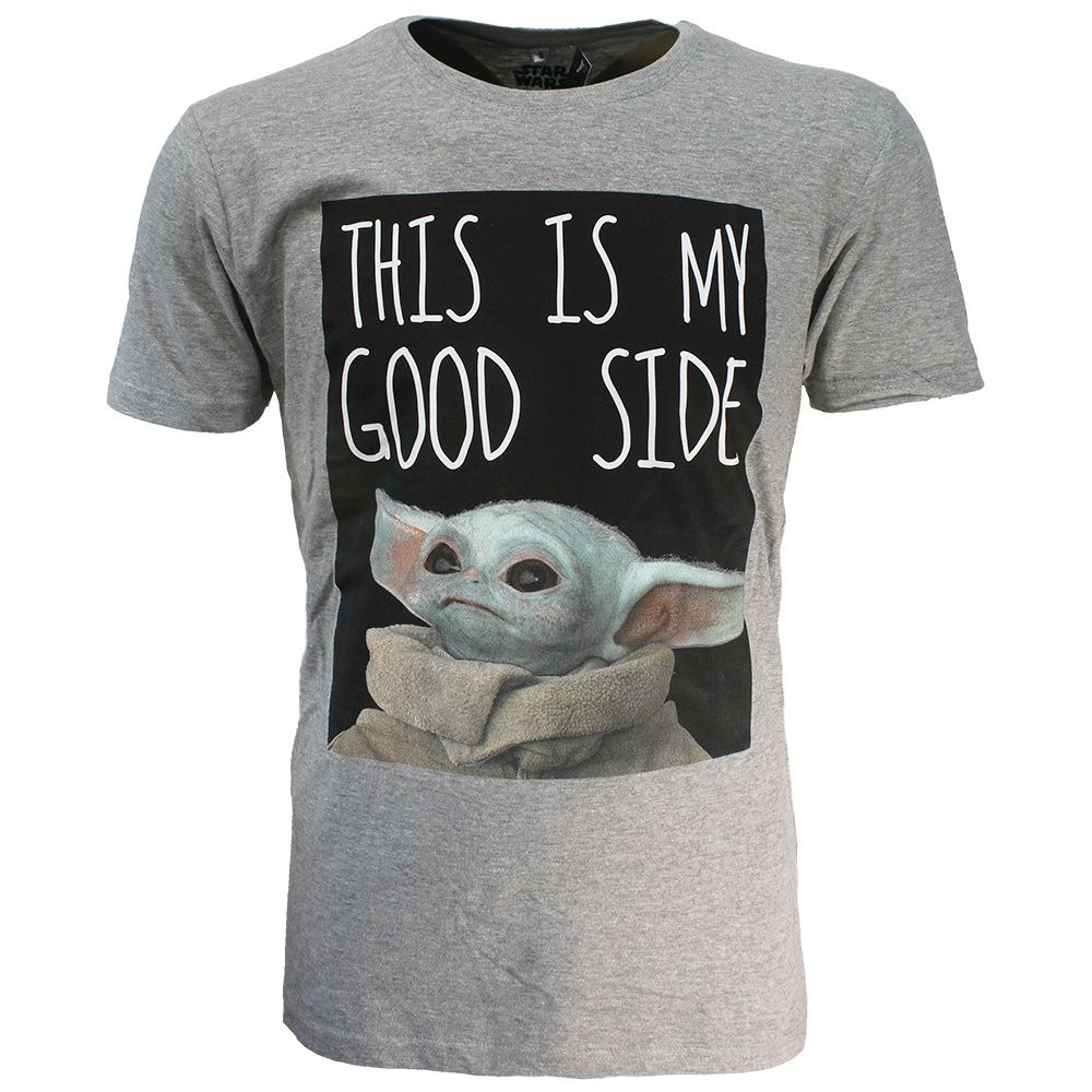 The Mandalorian Baby Yoda This Is My Good Side T-Shirt